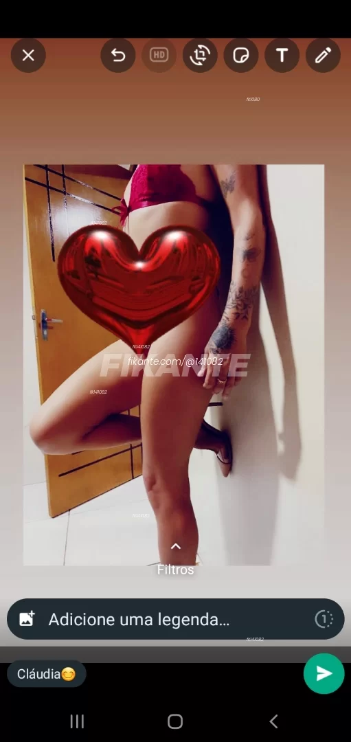 Yasmin Vitória - foto no feed de Vilhena