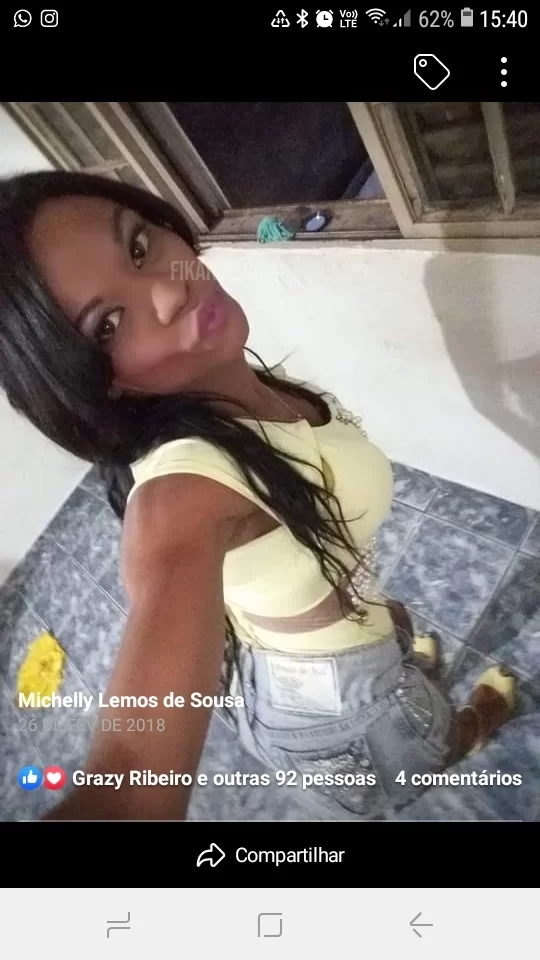 Michelly - foto no feed de Araxá