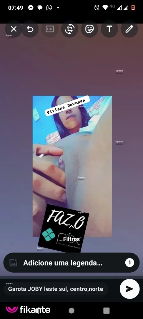 India bronzeada - foto no feed de Porto Velho