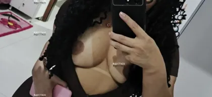 Foto profissional de Aline Cacheada