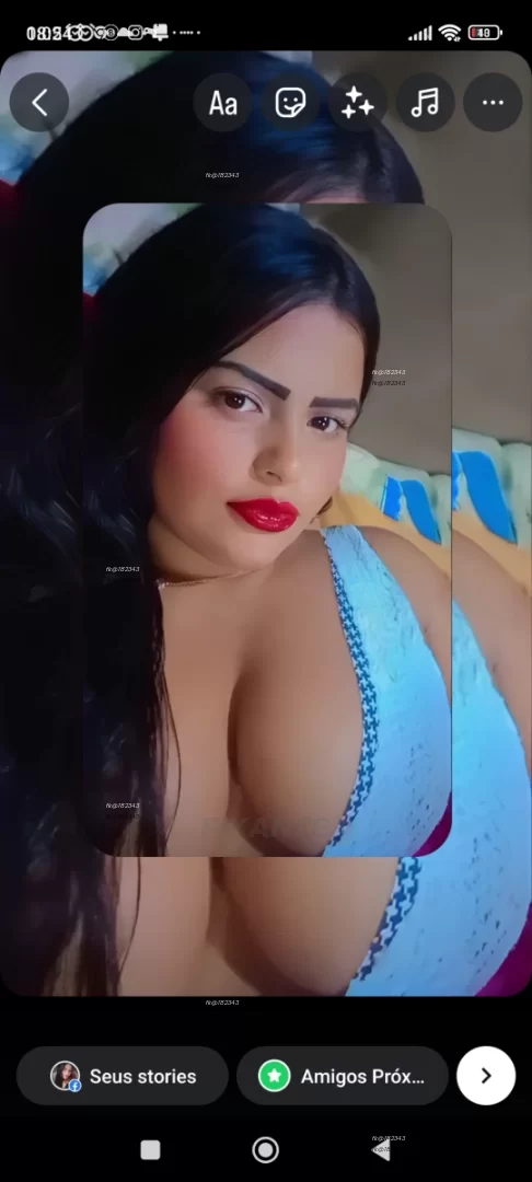 Morena diferenciada - foto no feed de Porto Velho