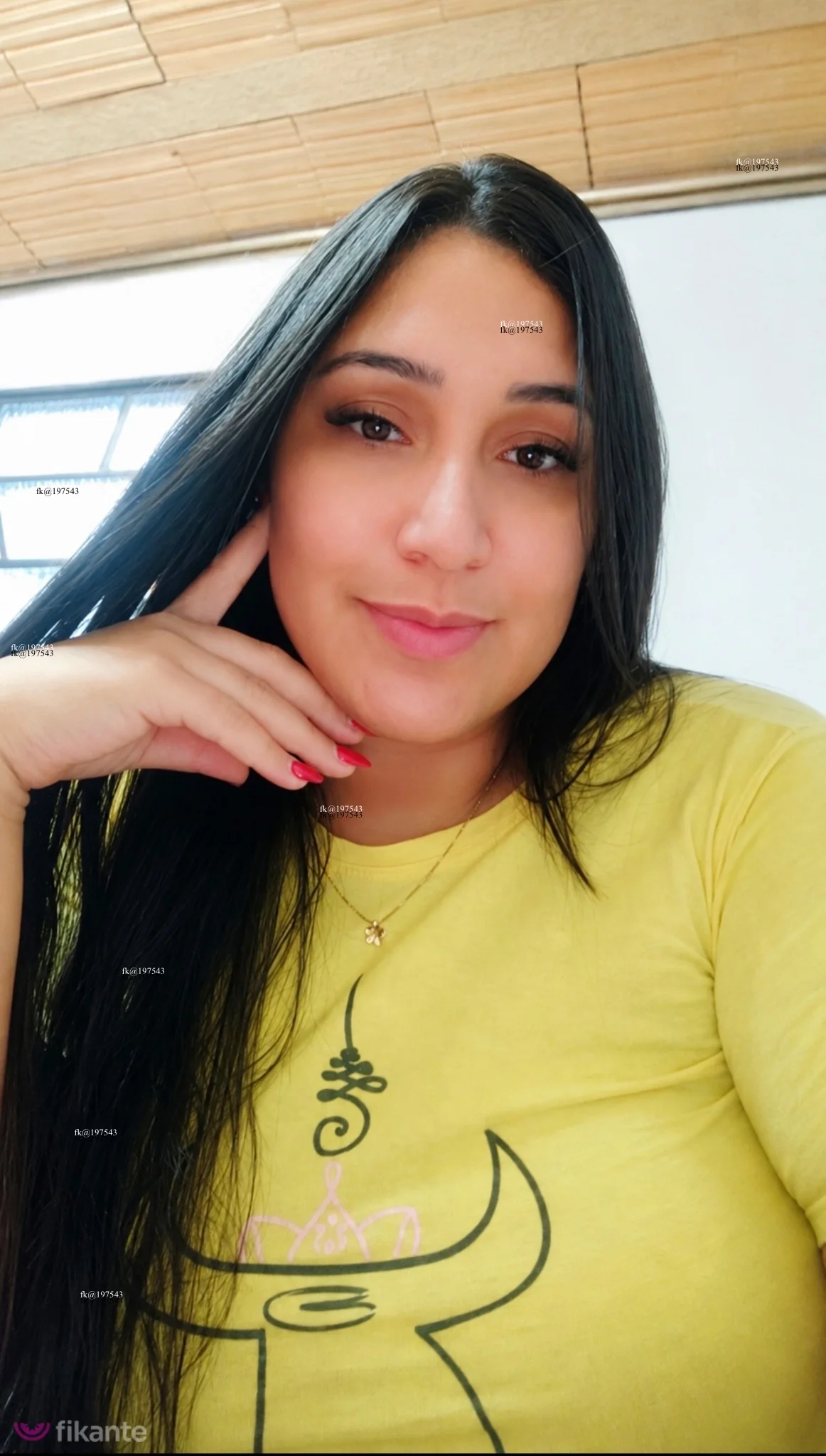 Chamada ao vivo - foto no feed de sexo virtual
