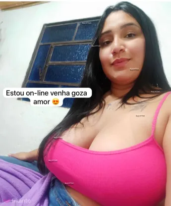 Chamada ao vivo - foto no feed de sexo virtual