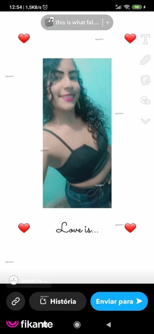 Julia - foto no feed de Eunápolis