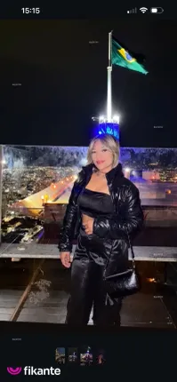 Bruna - foto no feed de Goiânia