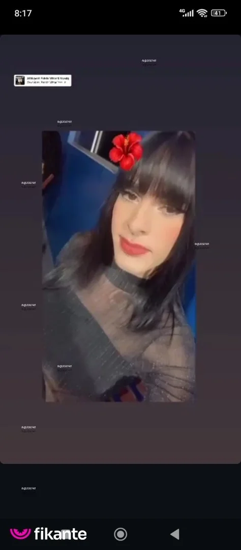Sarah - foto no feed de Goiânia