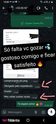 Gaucha Safadinha - foto no feed de sexo virtual