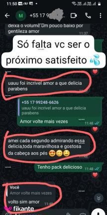 Gaucha Safadinha - foto no feed de sexo virtual