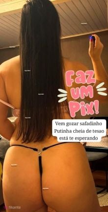 Bia Safadinha - foto no feed de sexo virtual
