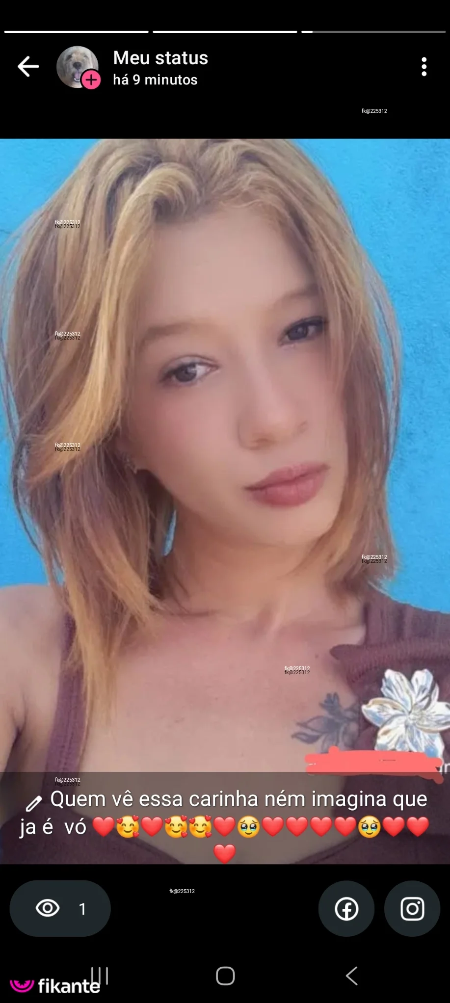 Vanessa - foto no feed de Coxim