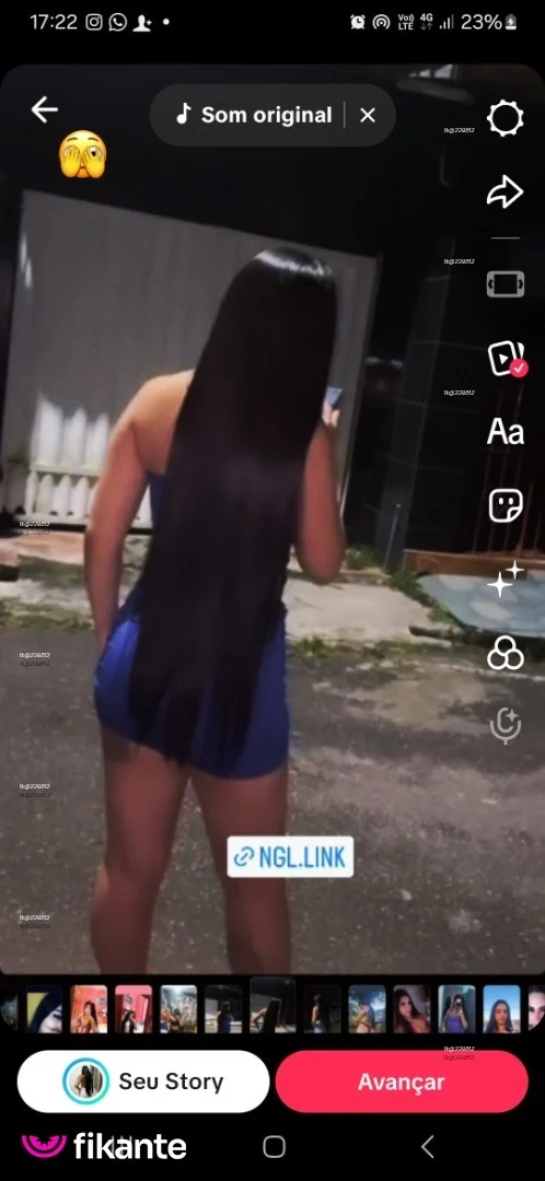 Thaina nifetinha - foto no feed de sexo virtual