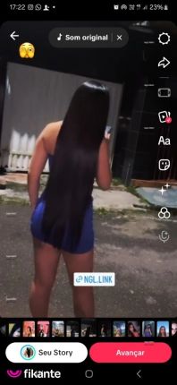 Thaina nifetinha - foto no feed de sexo virtual