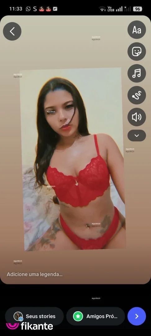 Bruninha - foto no feed de Parauapebas