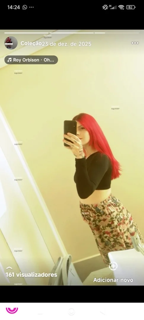 Lua Seixas - foto no feed de sexo virtual