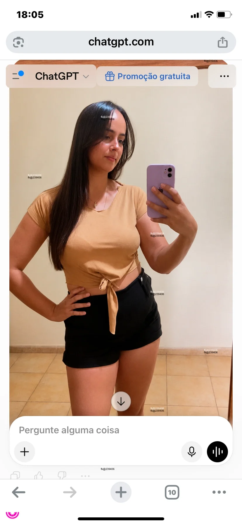 Anny Lauren - foto no feed de Jataí