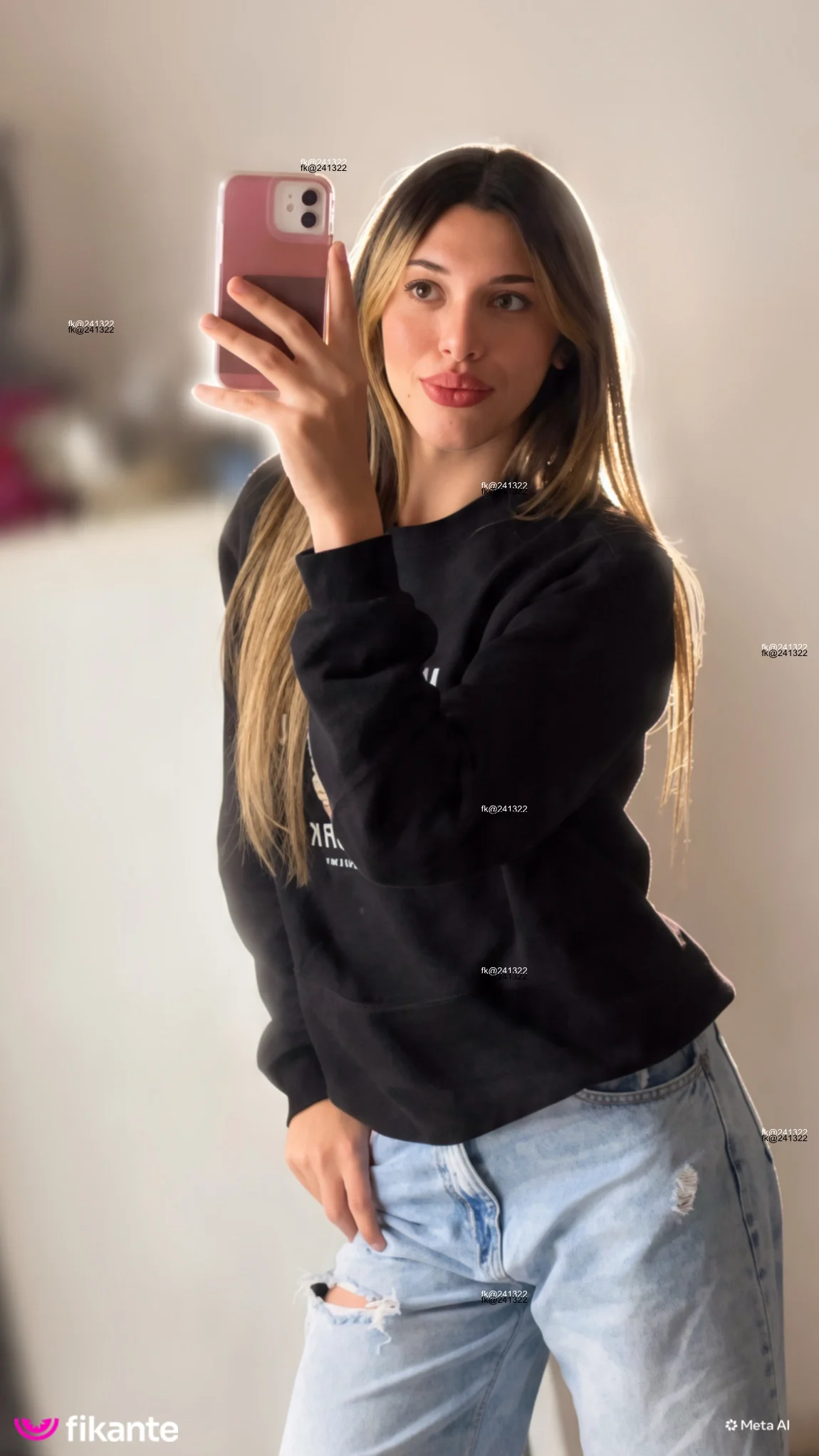 Rafaella - foto no feed de São Paulo