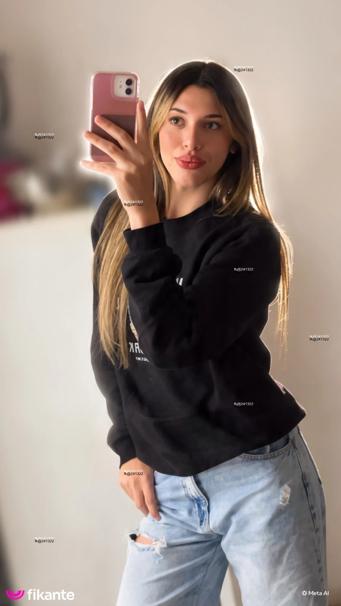 Rafaella - foto no feed de São Paulo