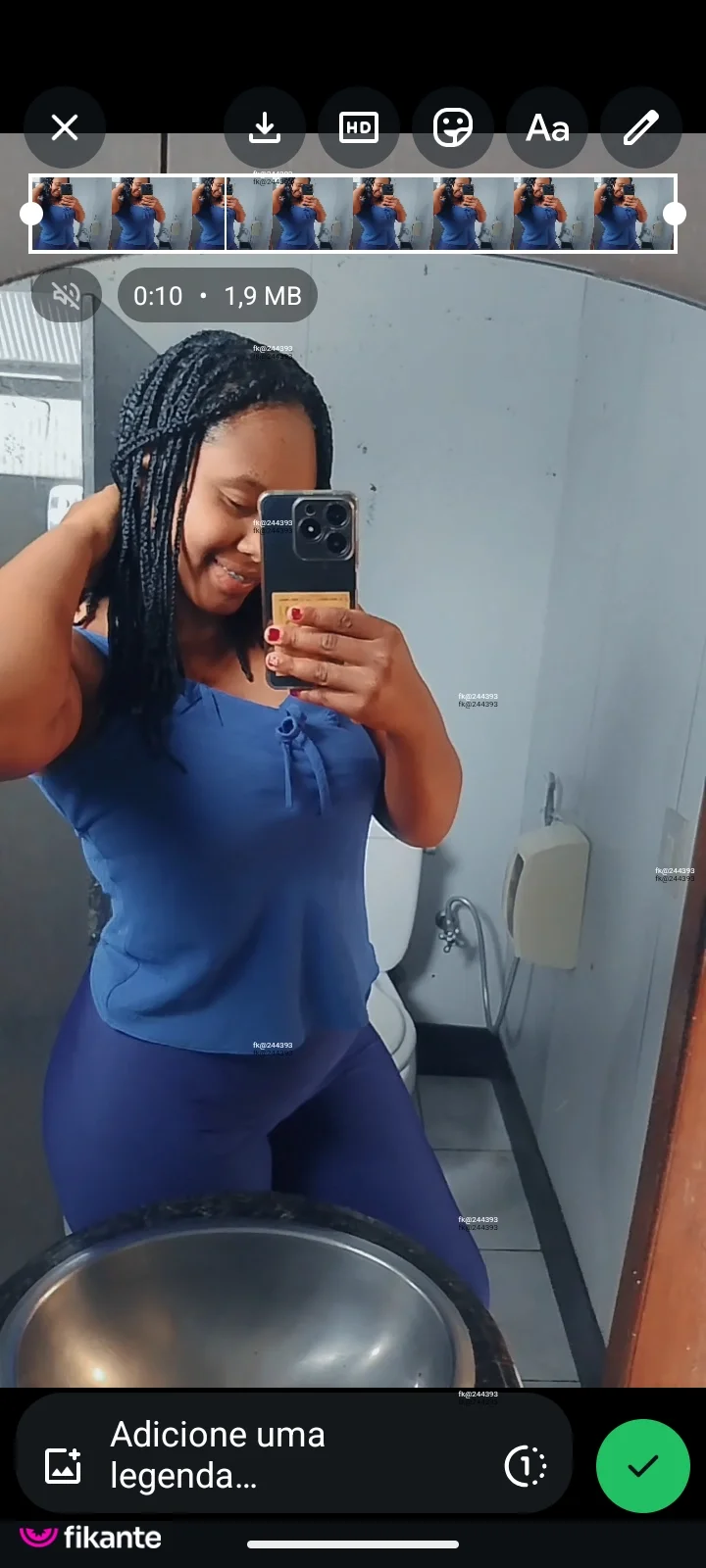 Eliane - foto no feed de Ribeirão das Neves