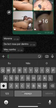 ATRIZ NINFETA BASILEIRINHA - foto no feed de sexo virtual