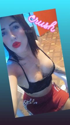Morena tatuada - foto no feed de Ouro Preto do Oeste
