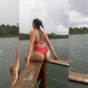 Morena tatuada - foto no feed de Ouro Preto do Oeste