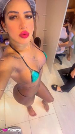 Morena tatuada - foto no feed de Ouro Preto do Oeste