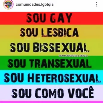 Edina - foto no feed de Santiago