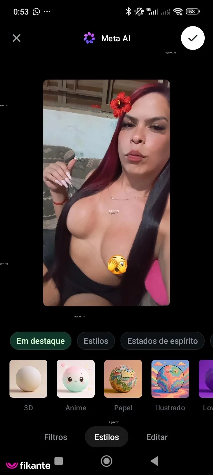 Foto profissional de Polly safadinha